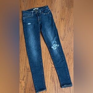 Levi 710 super skinny 26” waste Rugged jeans